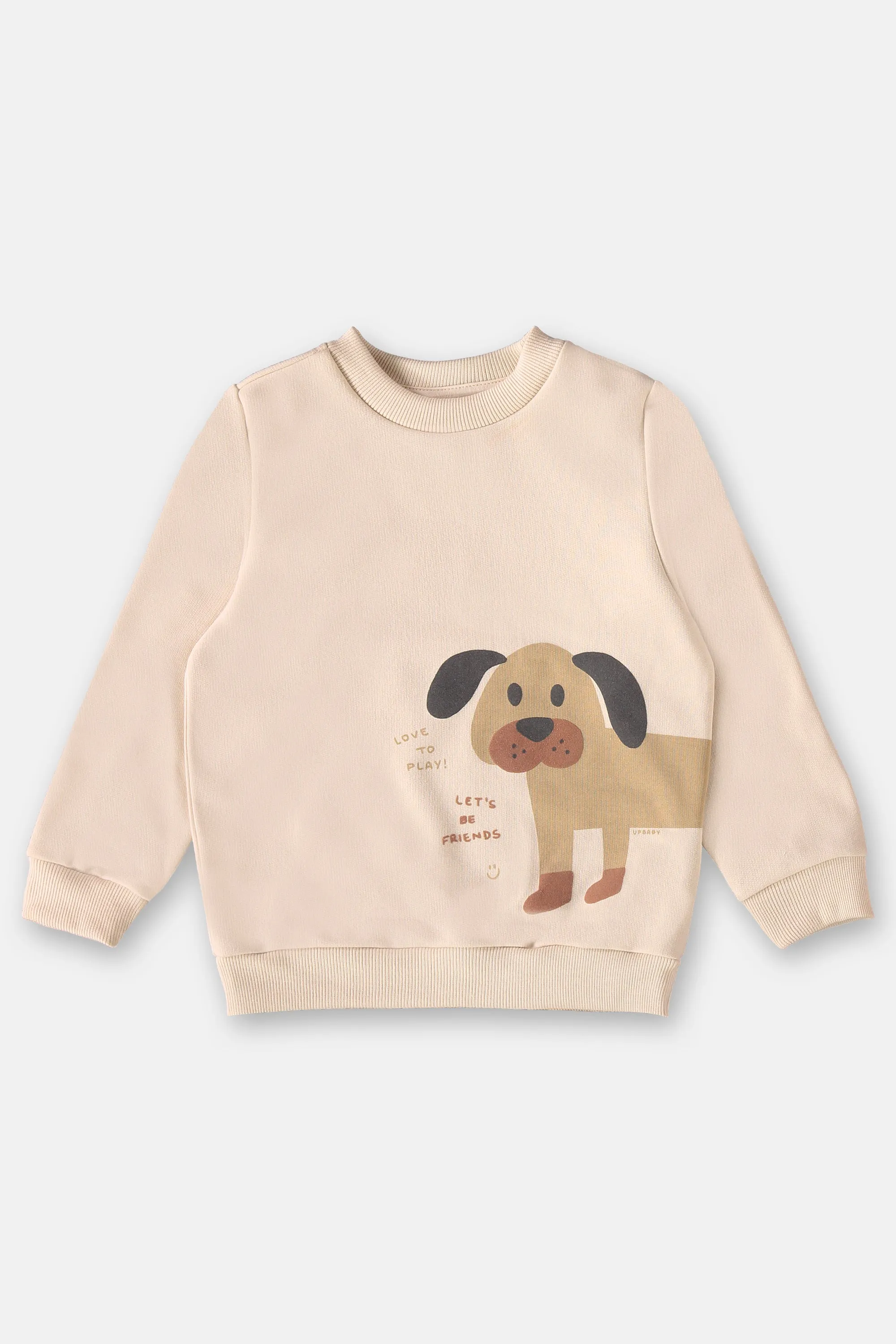 2 Piece Boys Puppy Sweatshirt & Pants