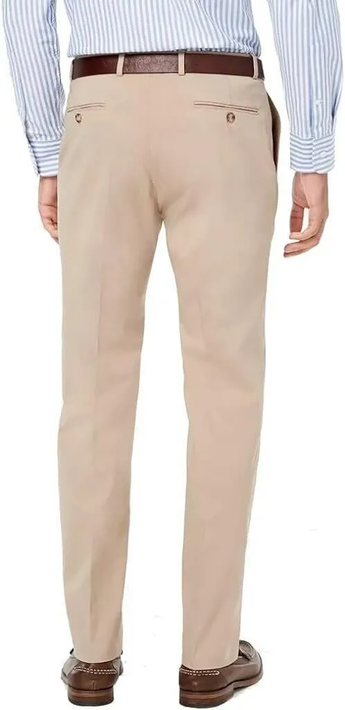 Adam Baker Men's Slim-Fit Flat-Front Dress Pants - Available in Many Sizes & Colors