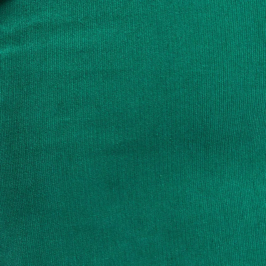 Alicja Baby Cord Scalloped Hem Mini Skirt - Green