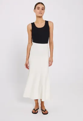 Als midi knit skirt - Off-white