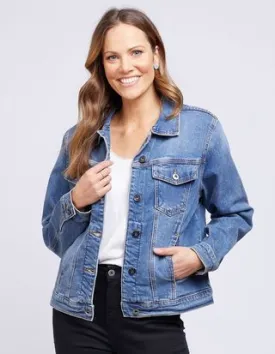 Angie Denim Jacket - Blue
