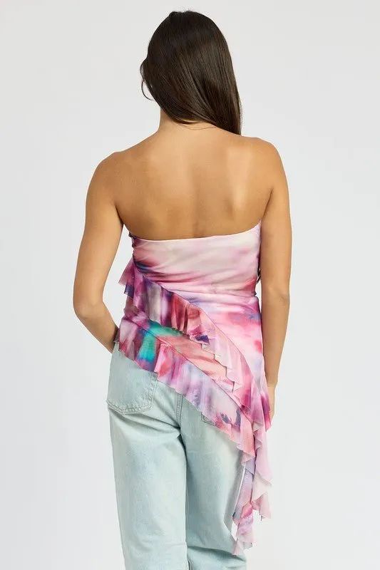 Asymmetric Tube Top