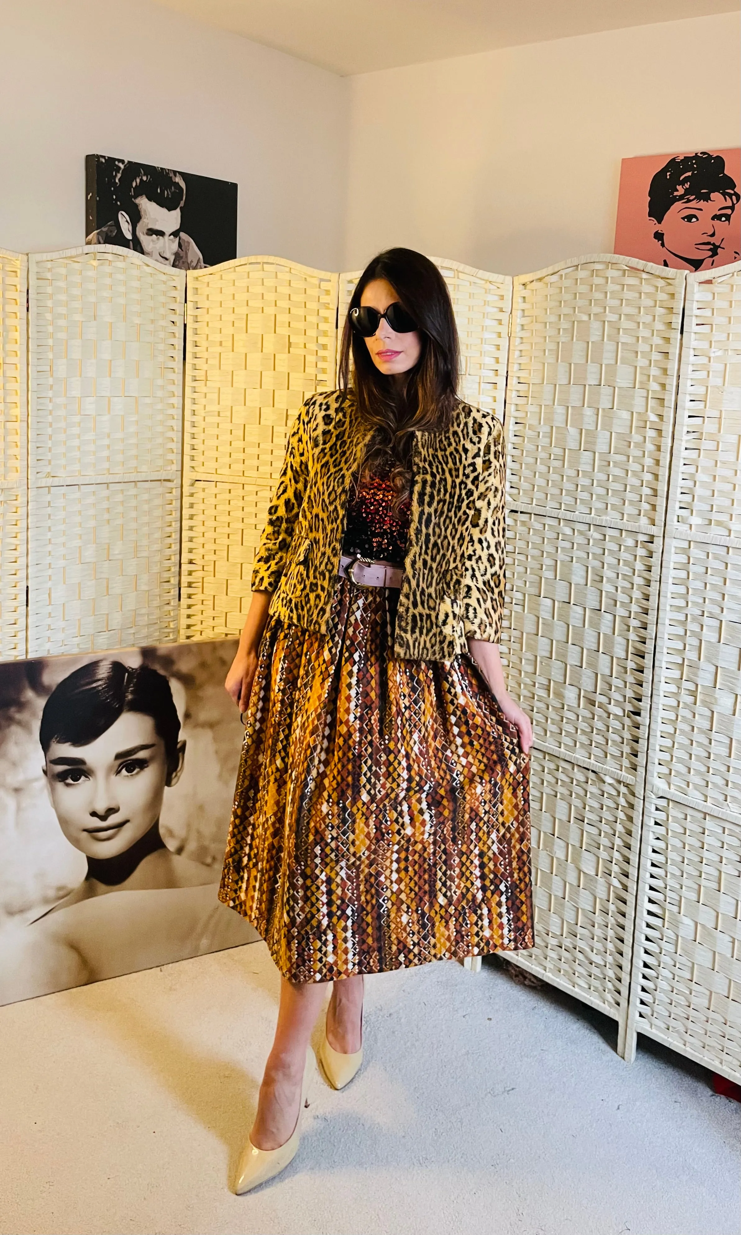 Aztec 1970’s Midi Skirt