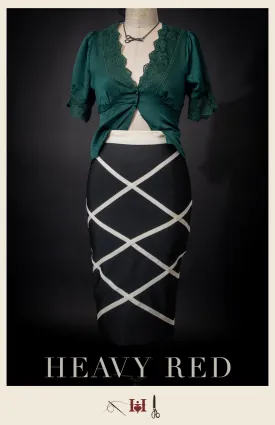 Ballerina's Ribbon Cross Skirt