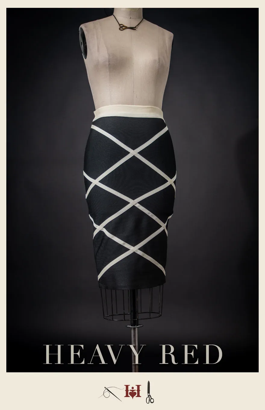 Ballerina's Ribbon Cross Skirt