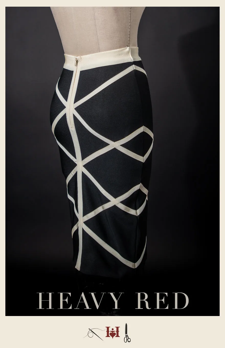 Ballerina's Ribbon Cross Skirt