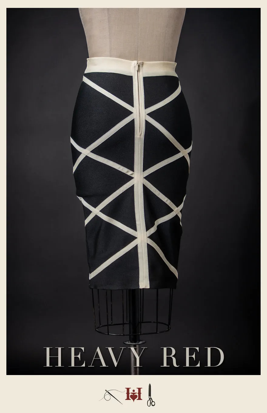 Ballerina's Ribbon Cross Skirt