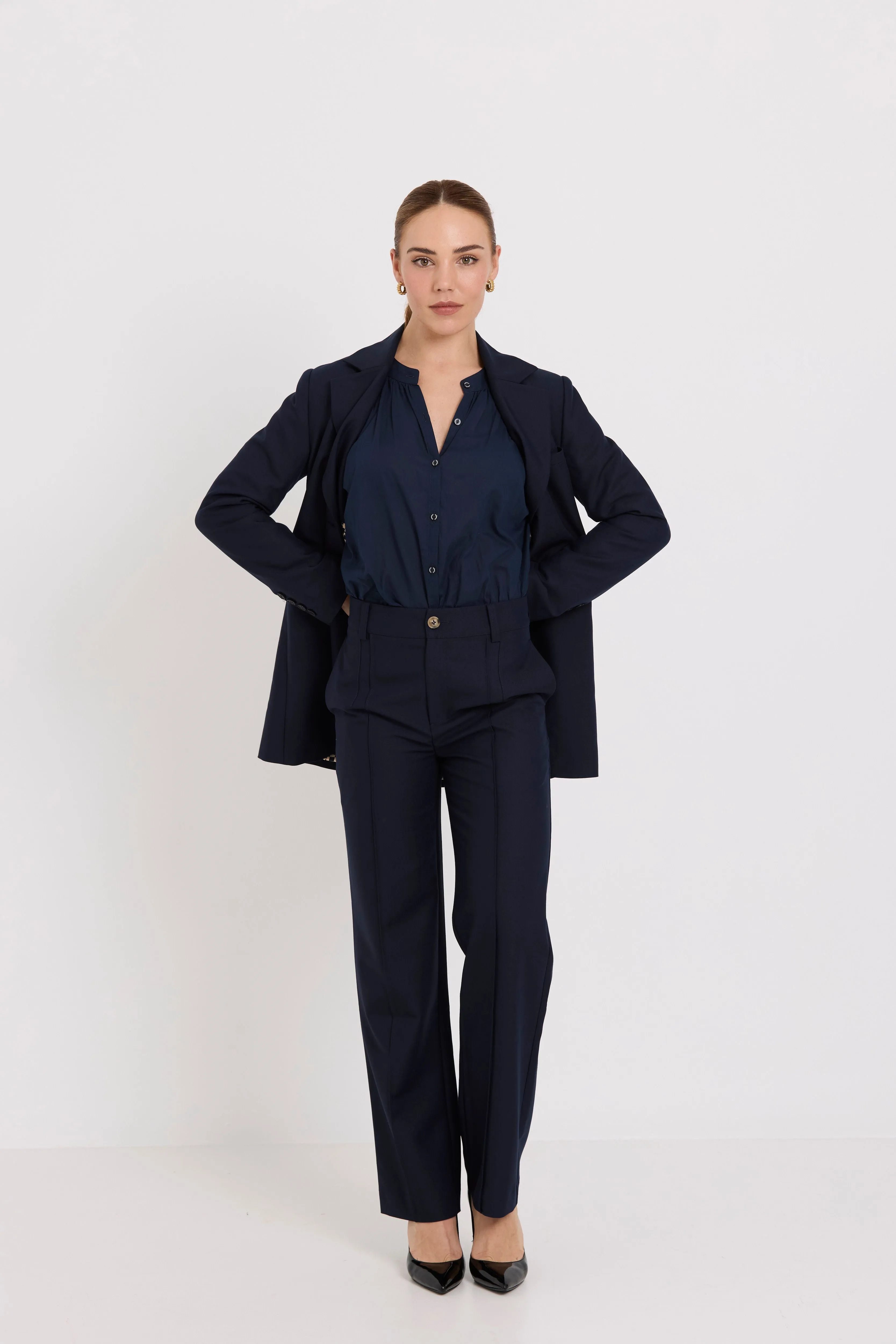 Base Pants | Navy Suiting