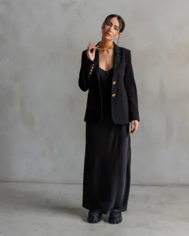 Basic Lennon Zipslip™️ Dress Black