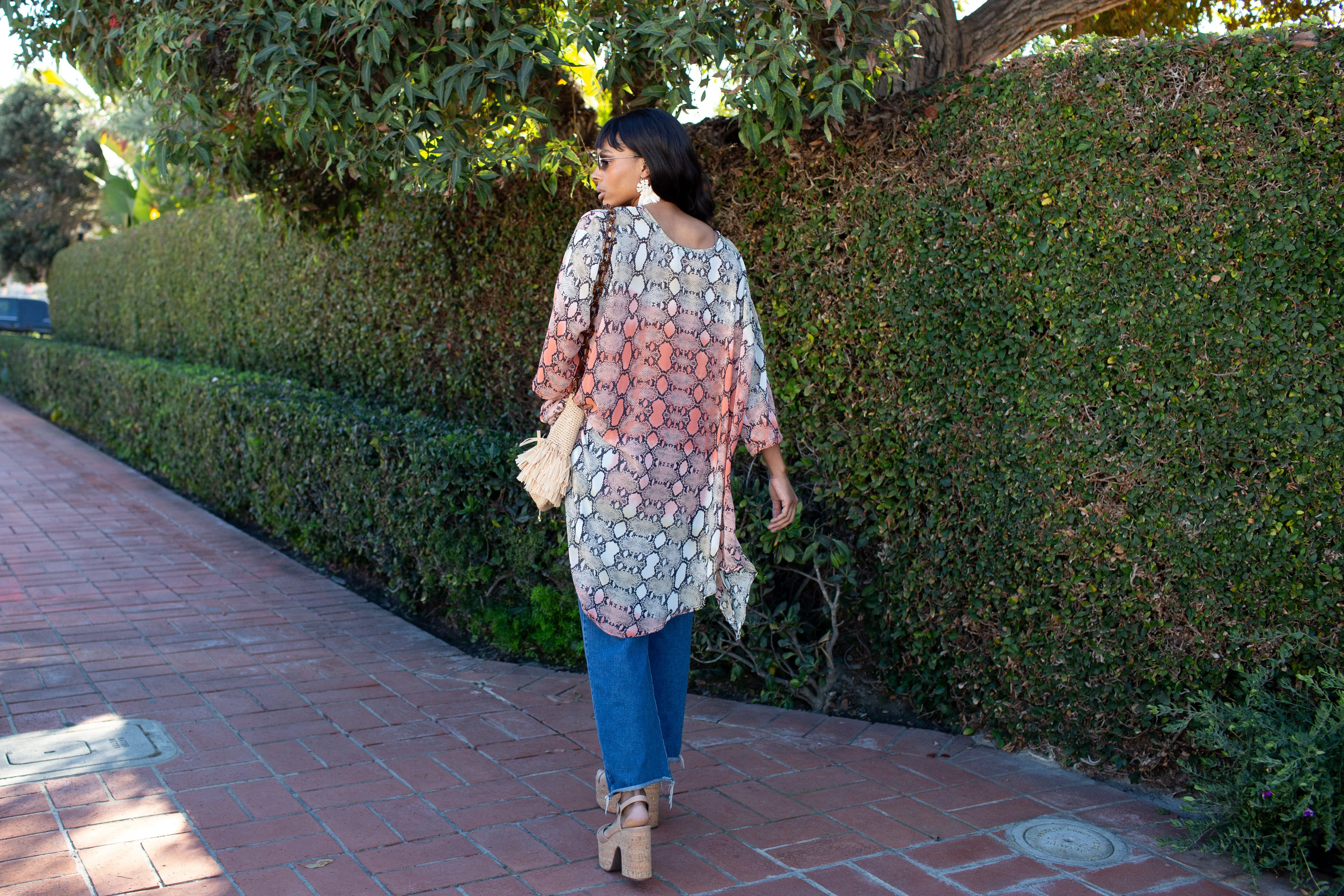 Bel Age Blouse in Coppertop