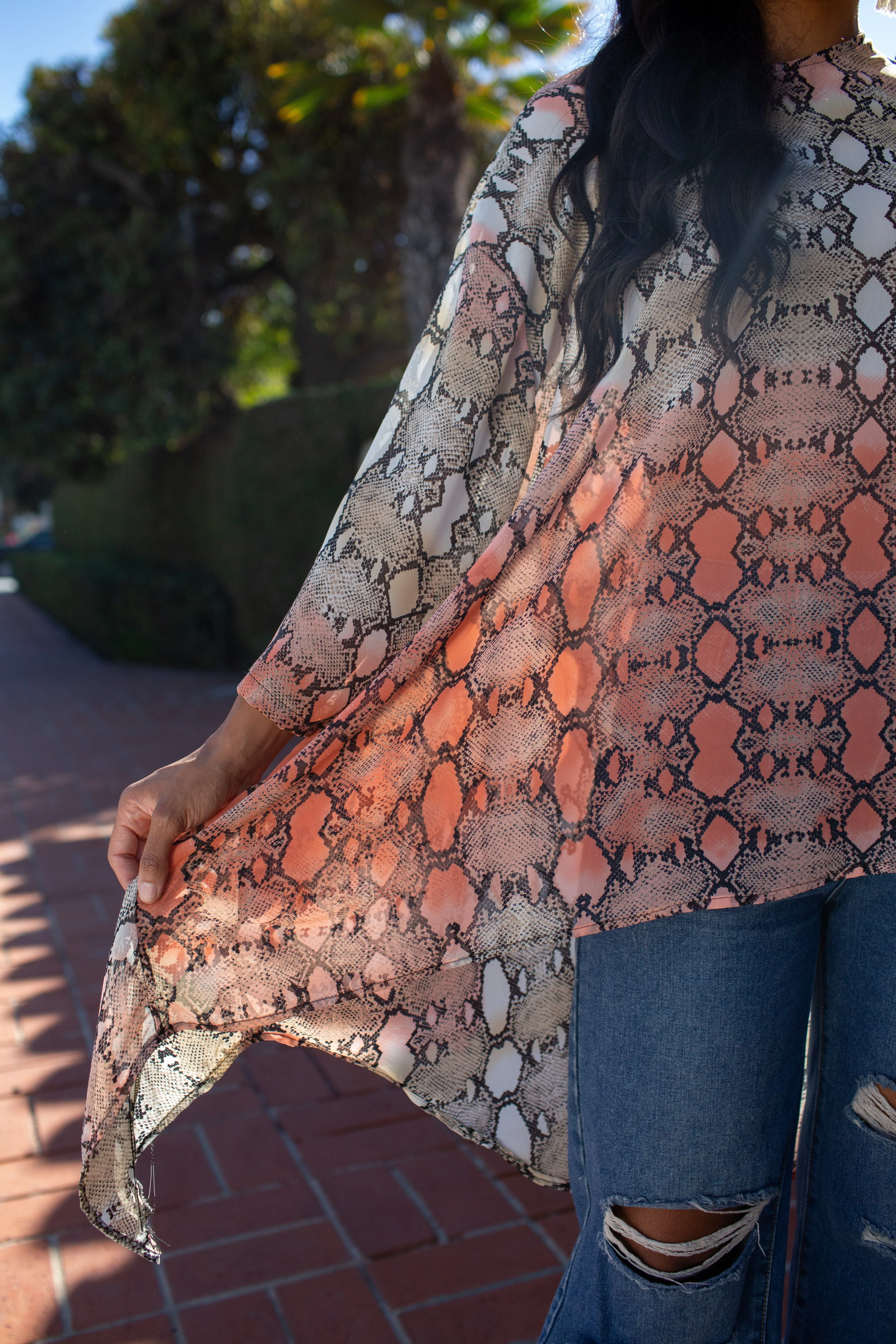 Bel Age Blouse in Coppertop