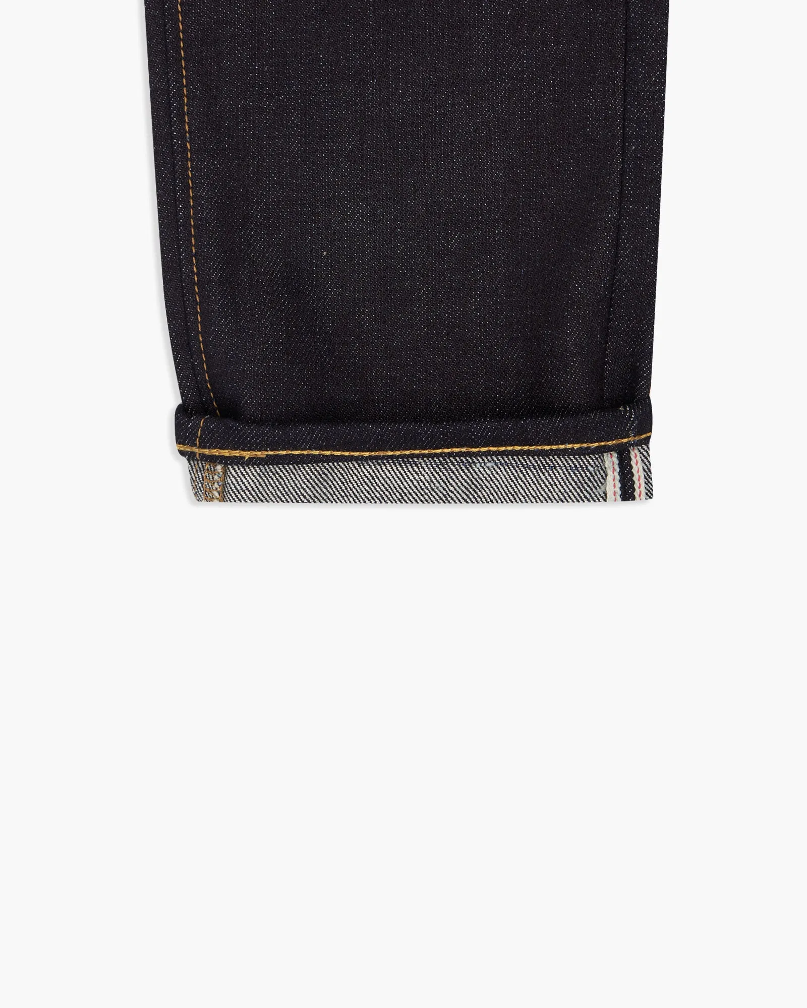Big John M106G Tough 23oz Slim Tapered Selvedge Mens Jeans - Unwashed