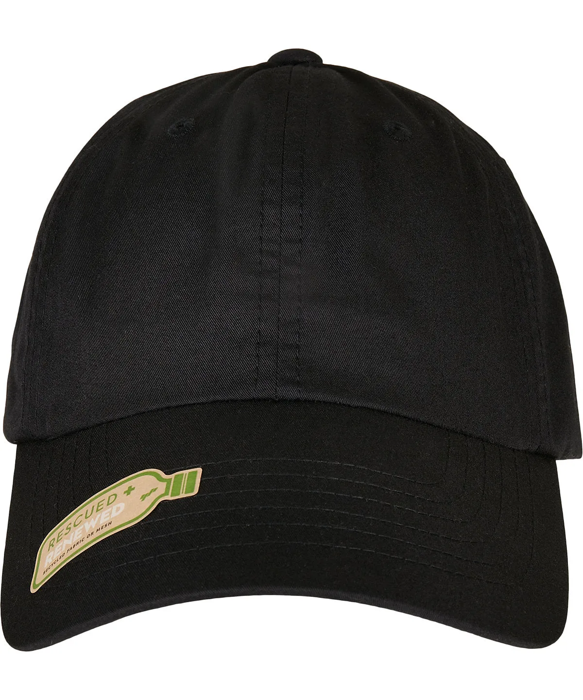Black - Recycled polyester dad cap