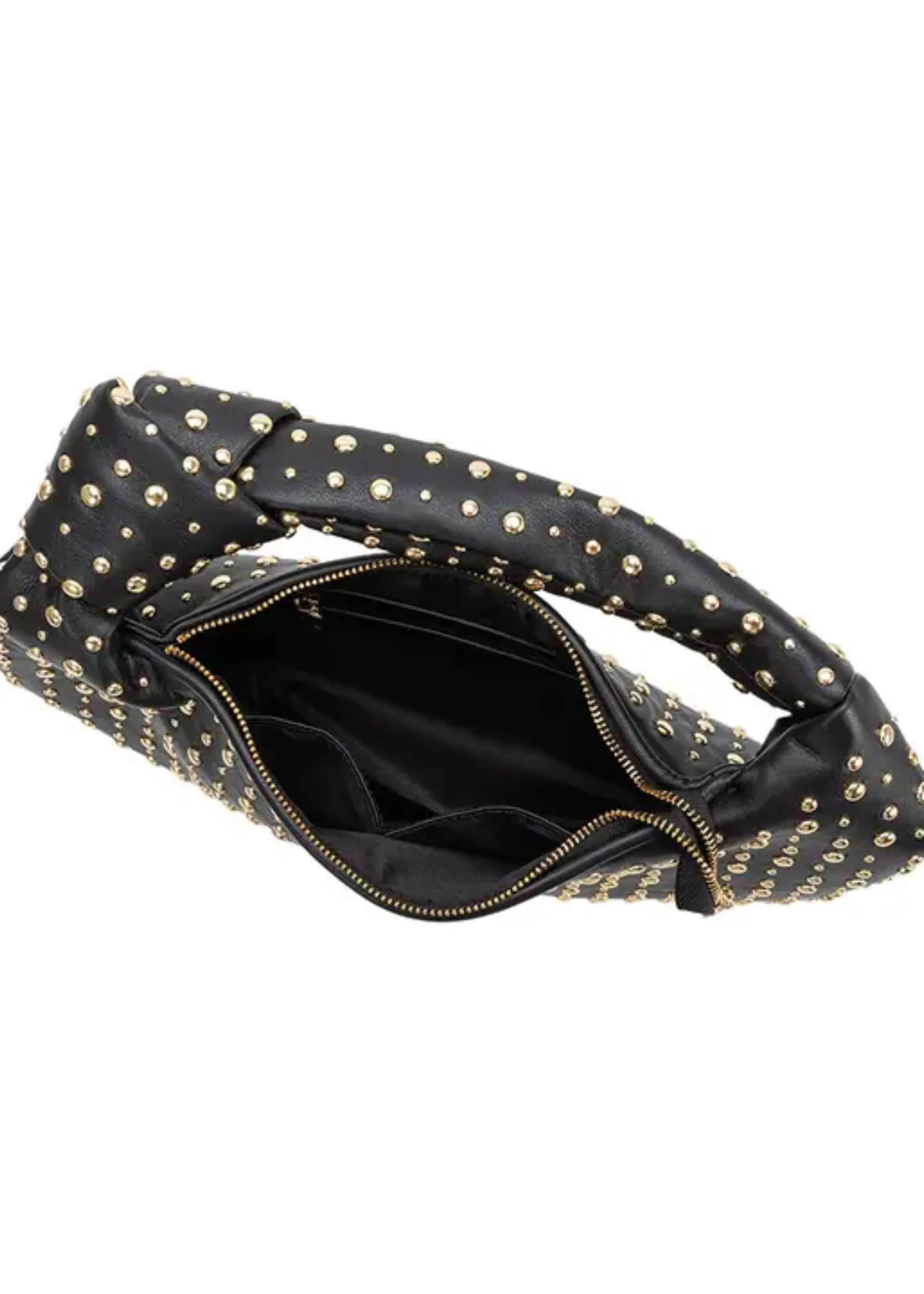 Brigitte large studded shoulder bag