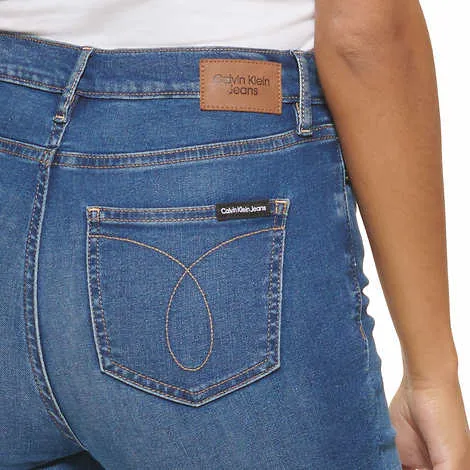 Calvin Klein Jeans Ladies' High Rise Jeans, Blue
