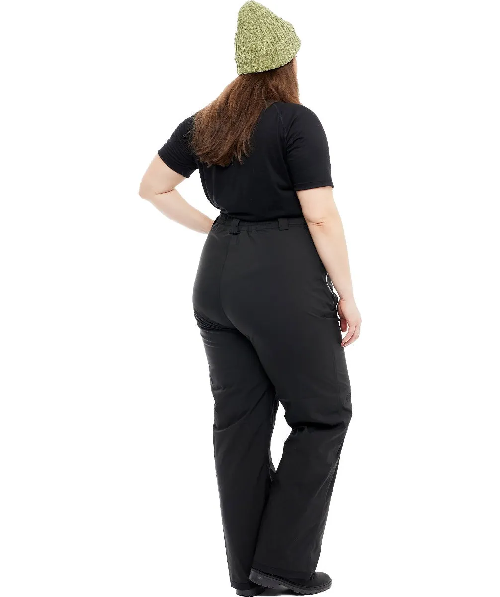 Cartel Andes Stretch Womens Shell Ski Pants Black Regular Sizes 4XL-10XL