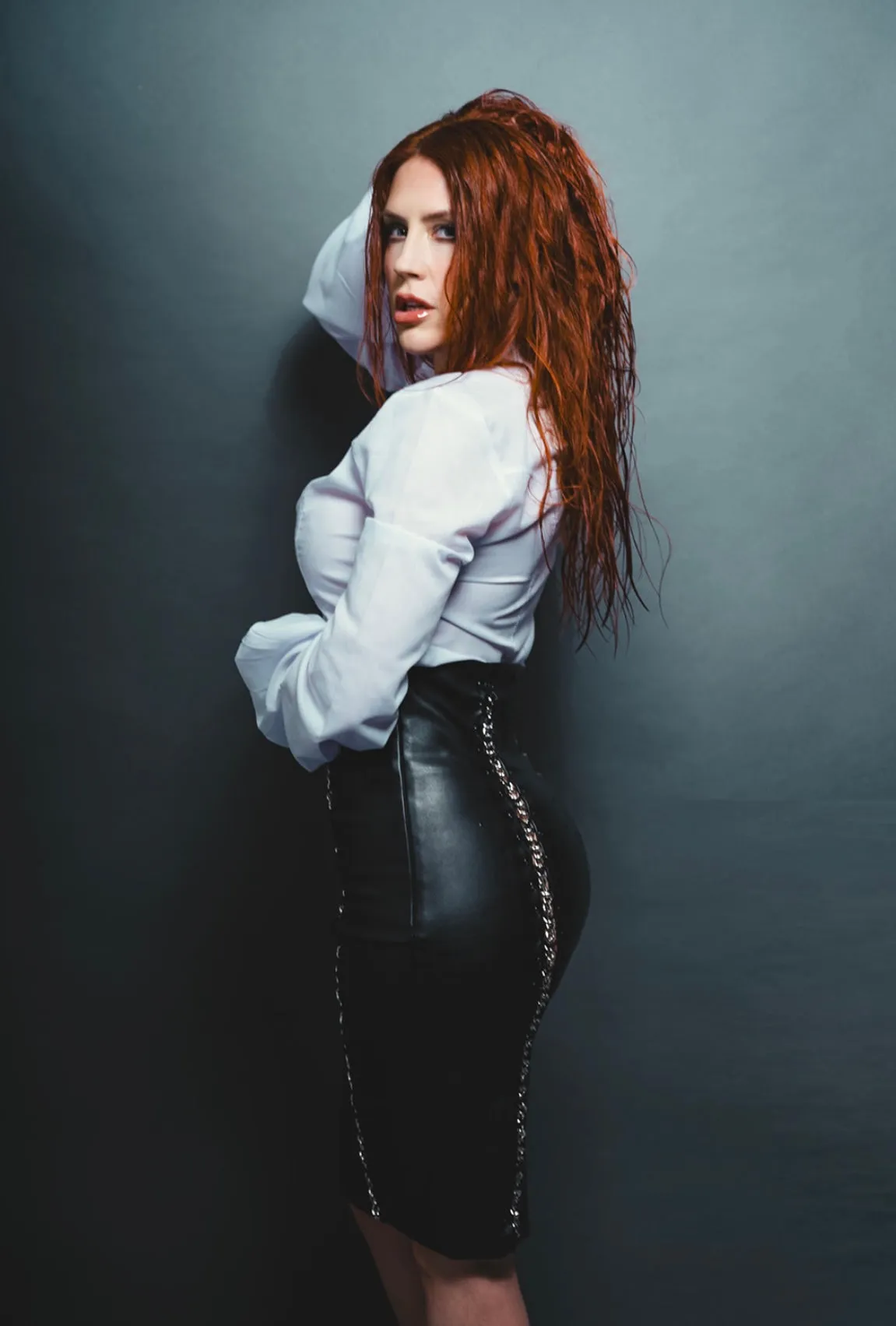 Chained Pencil Skirt