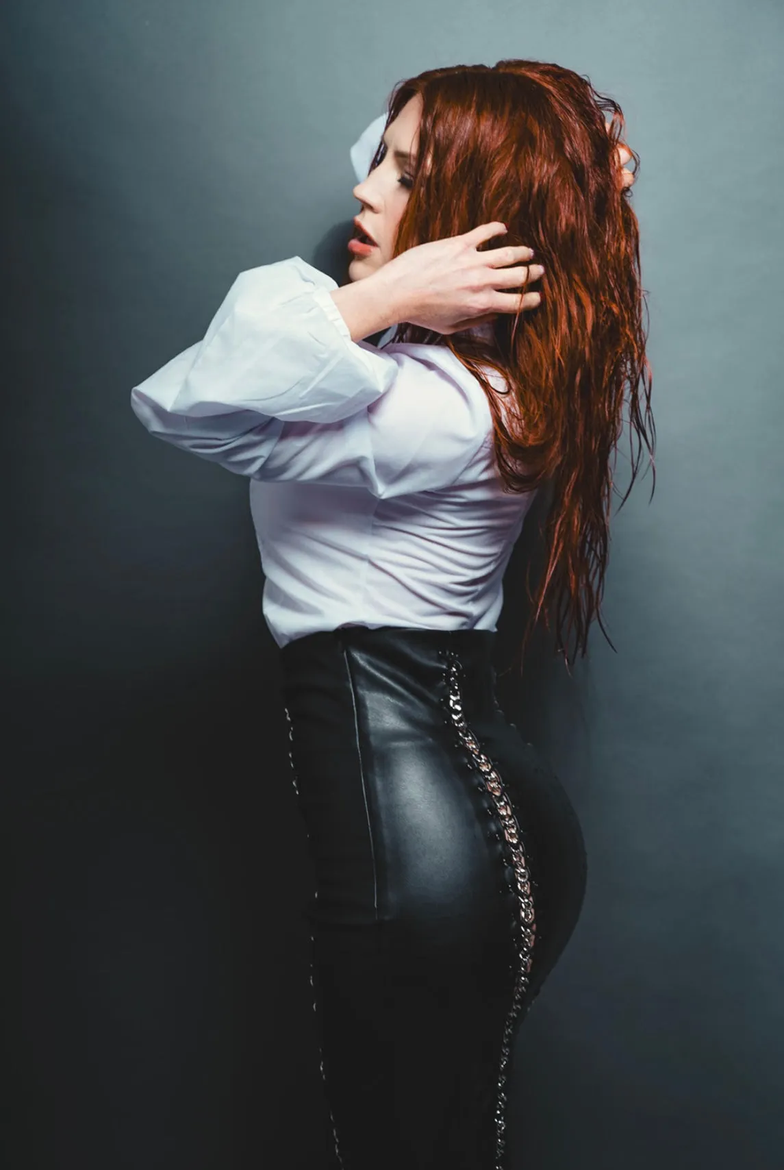 Chained Pencil Skirt