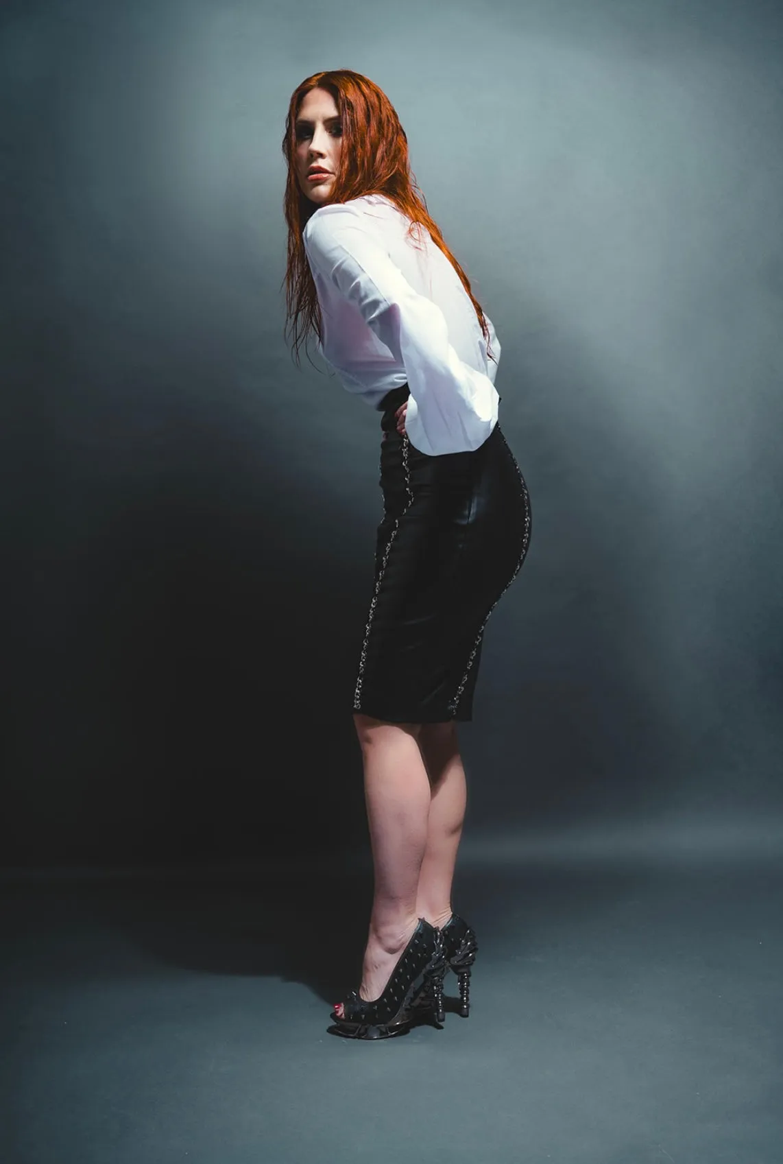 Chained Pencil Skirt