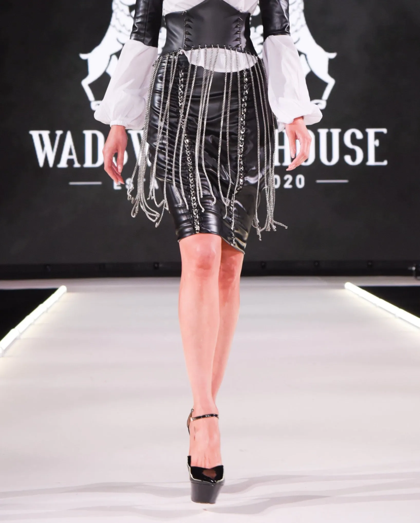 Chained Pencil Skirt