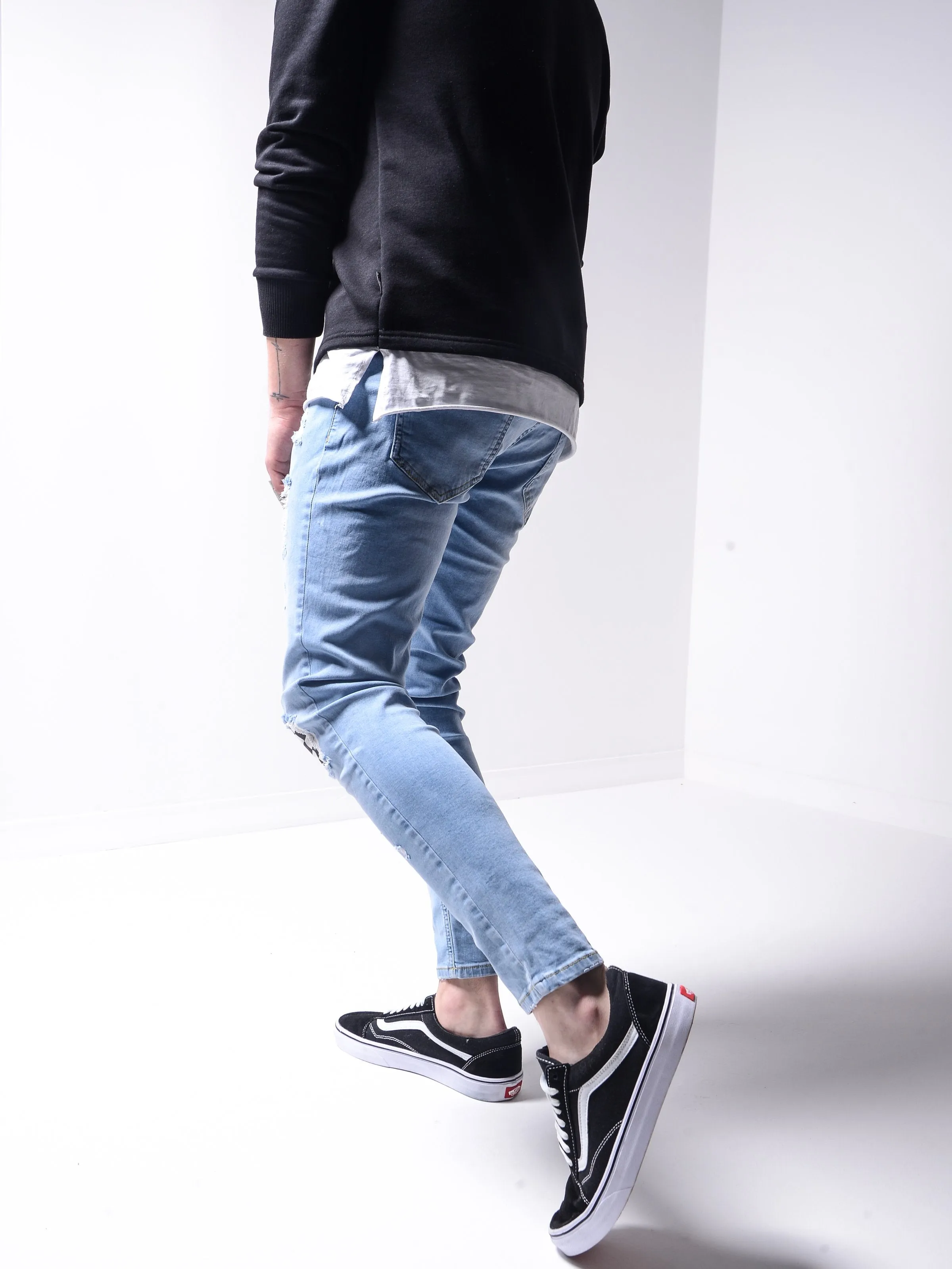 Checkered Jeans