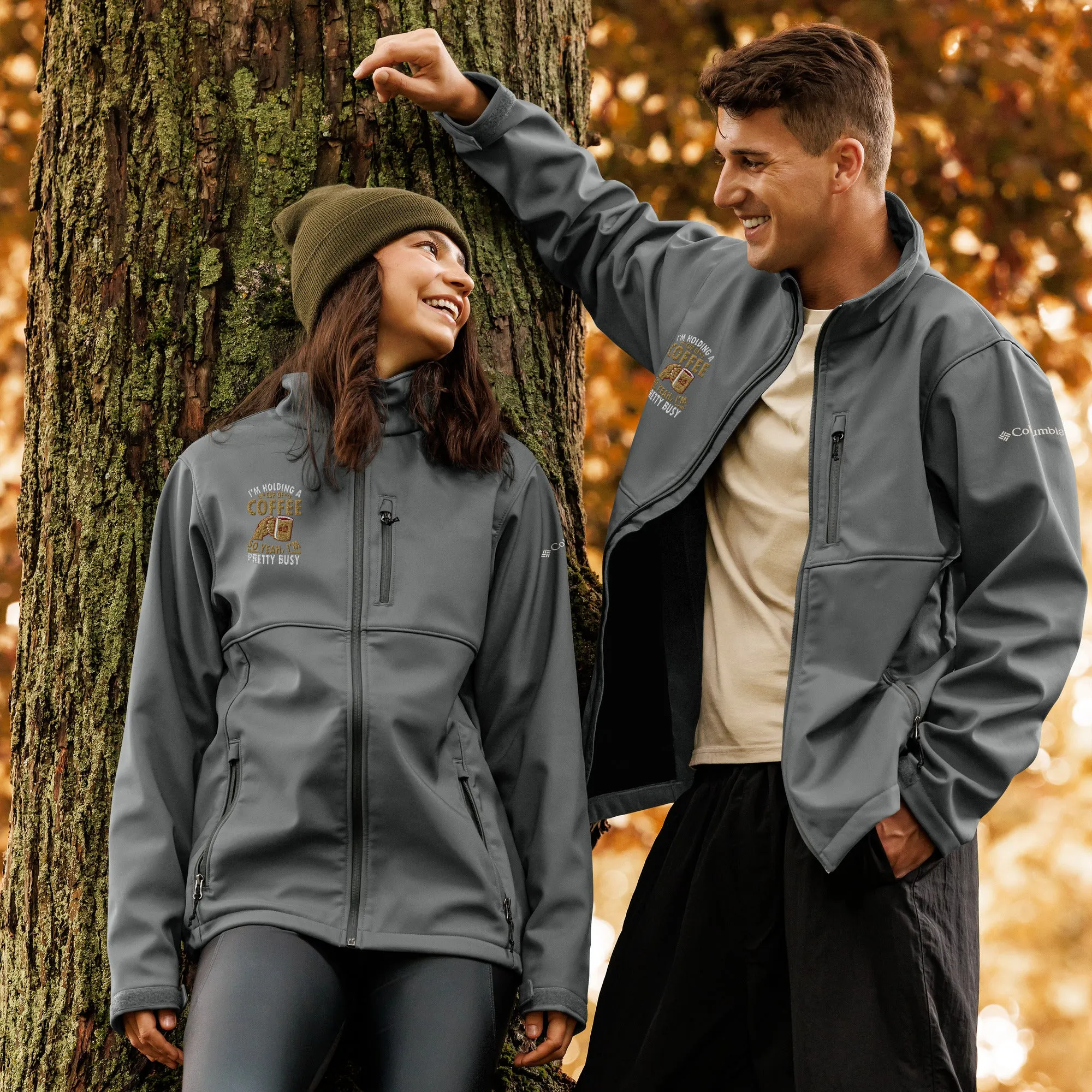 Columbia Soft Shell Unisex Jacket Wind And Water-Resistant