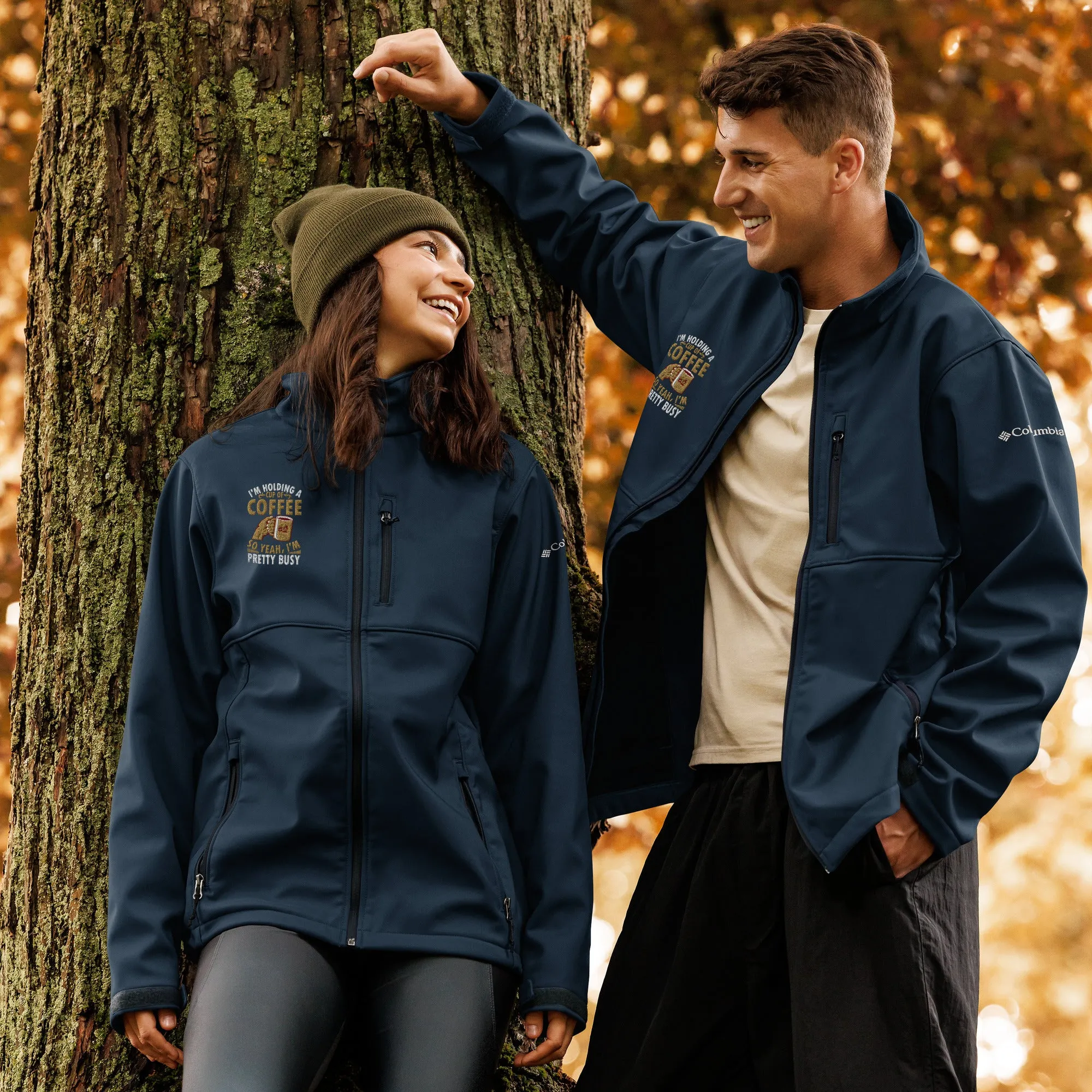 Columbia Soft Shell Unisex Jacket Wind And Water-Resistant