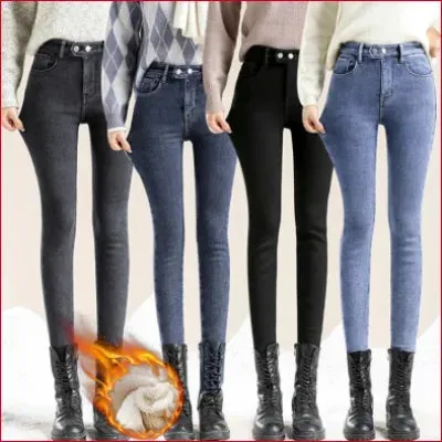 Cozy Slim Fit Fleece-Lined Women’s Jeans