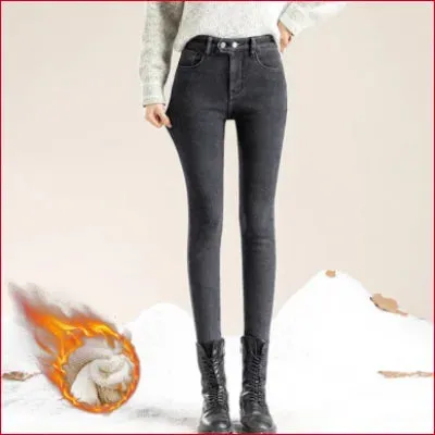 Cozy Slim Fit Fleece-Lined Women’s Jeans