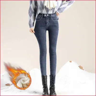 Cozy Slim Fit Fleece-Lined Women’s Jeans