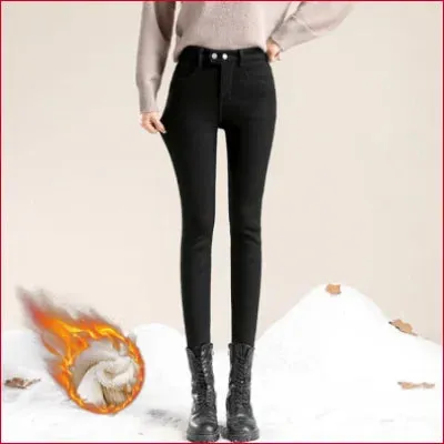 Cozy Slim Fit Fleece-Lined Women’s Jeans