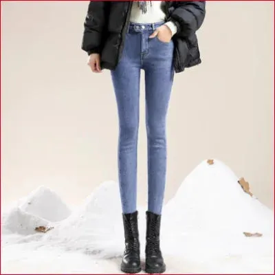 Cozy Slim Fit Fleece-Lined Women’s Jeans