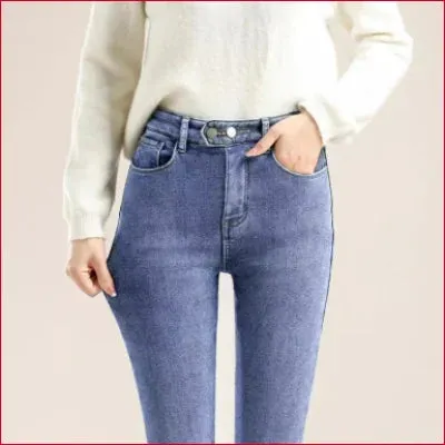 Cozy Slim Fit Fleece-Lined Women’s Jeans