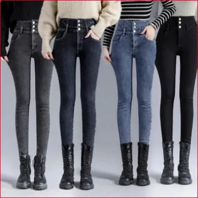 Cozy Slim Fit Fleece-Lined Women’s Jeans