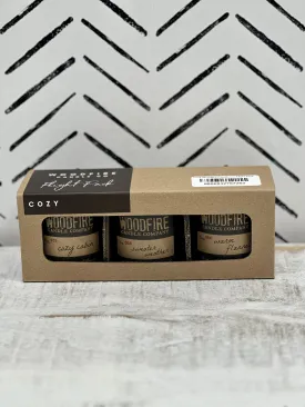 Cozy Woodfire Candle Co. Flight Pack