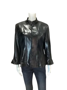 Doncaster Women's Jacket Black Leather Size: 14