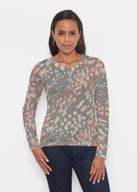 Edgy Splash (7877) ~ Signature Long Sleeve Crew Shirt