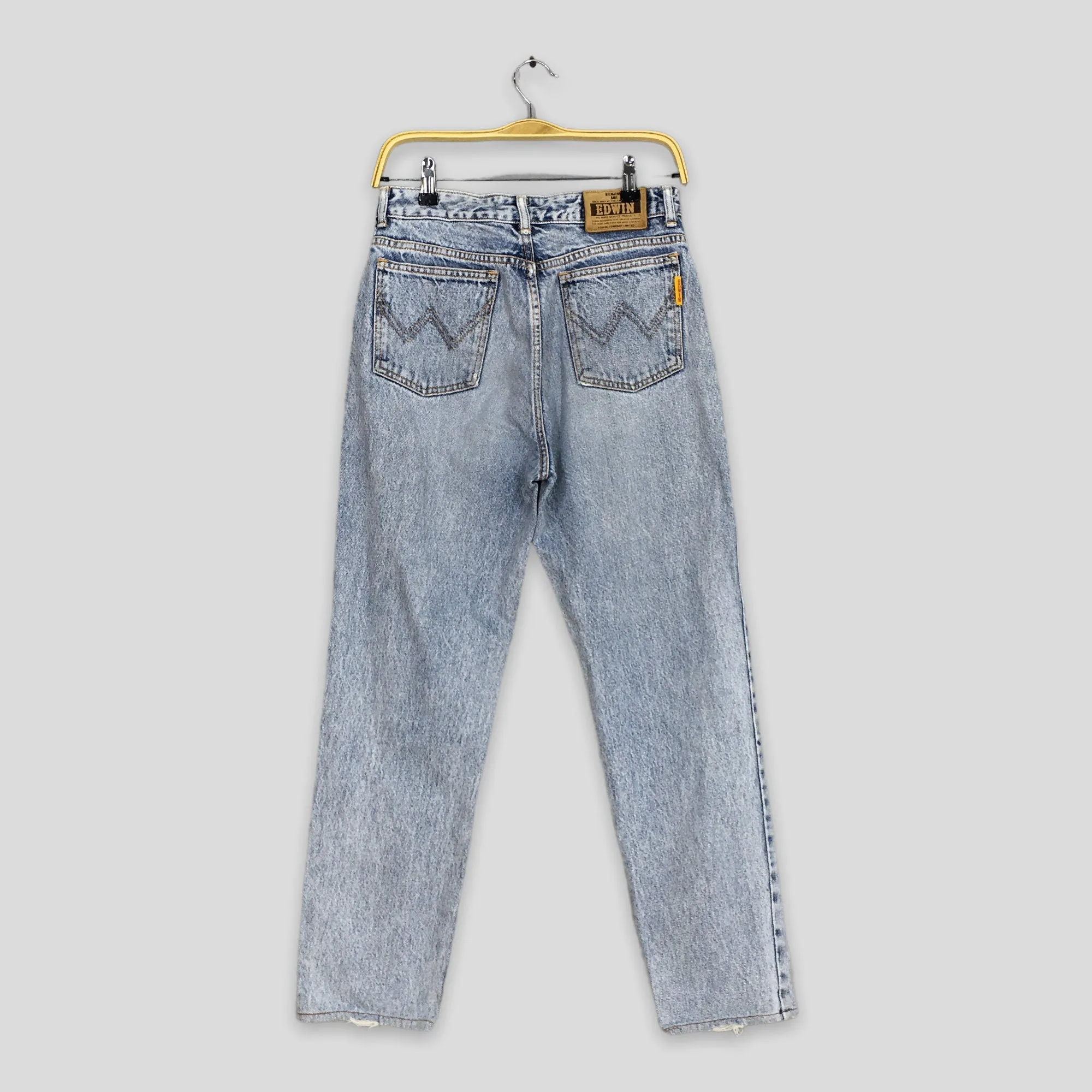 Edwin Classic Acid Wash Blue Jeans Size 28x27