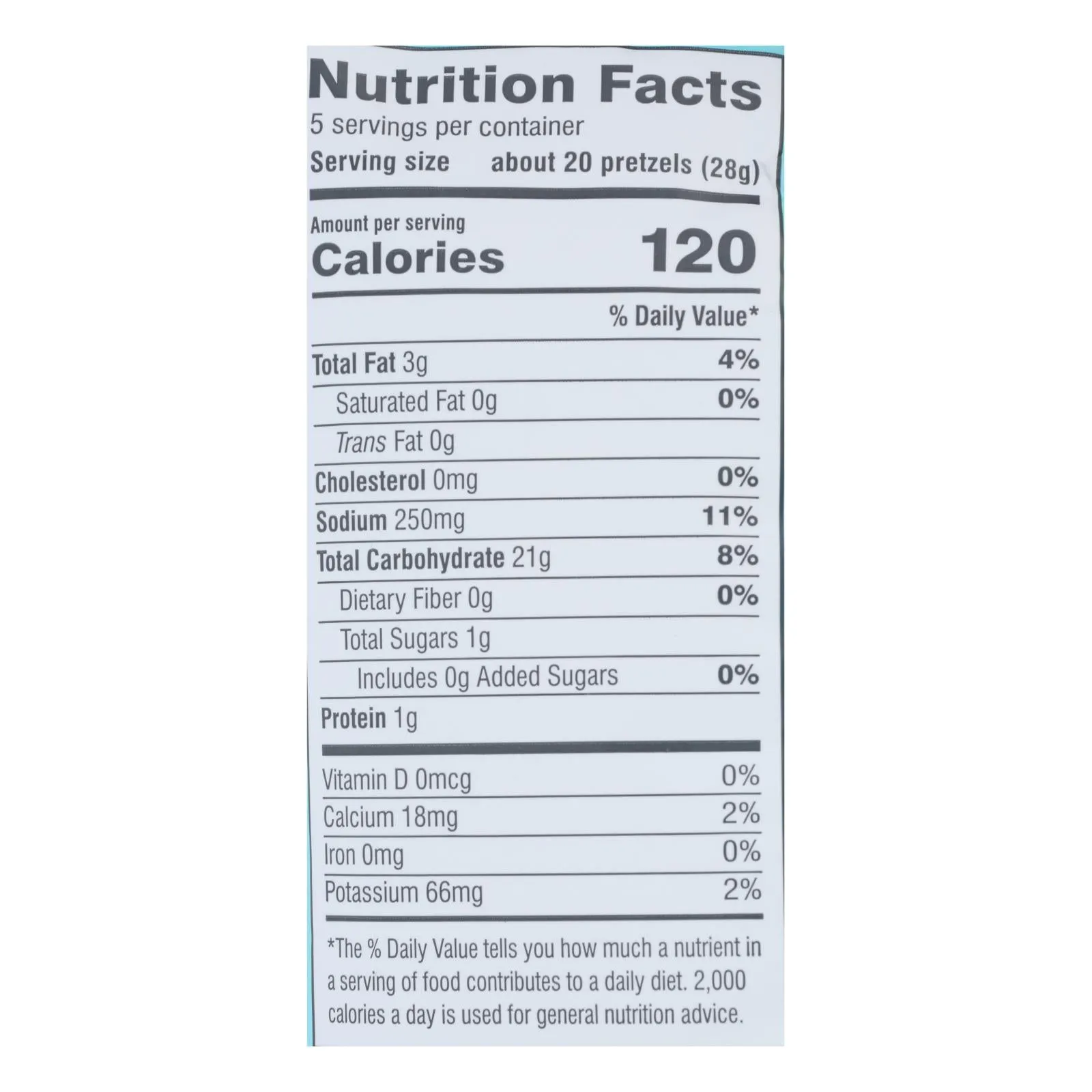 Fitjoy Green Sea Salt Pretzels (Pack of 12 - 5 Oz.)