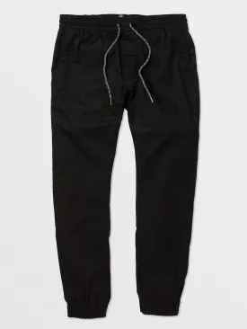 Frickin Slim Jogger Black Pants