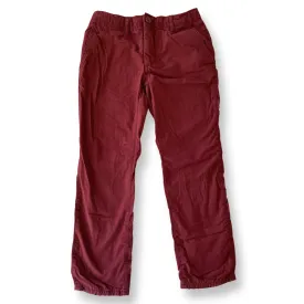 Gap Kids Jersey Lined Maroon Chinos - 8 Youth