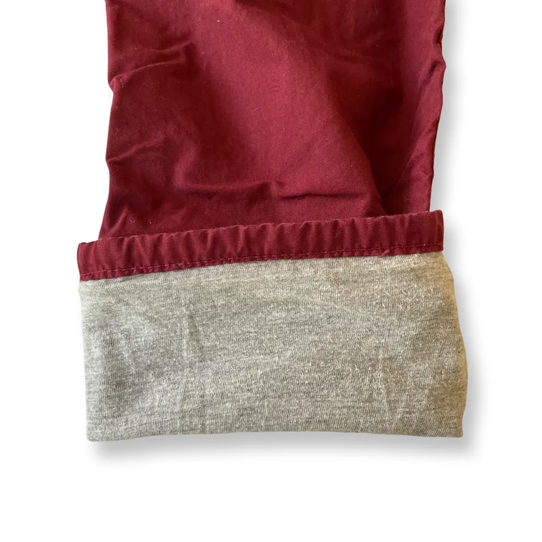 Gap Kids Jersey Lined Maroon Chinos - 8 Youth