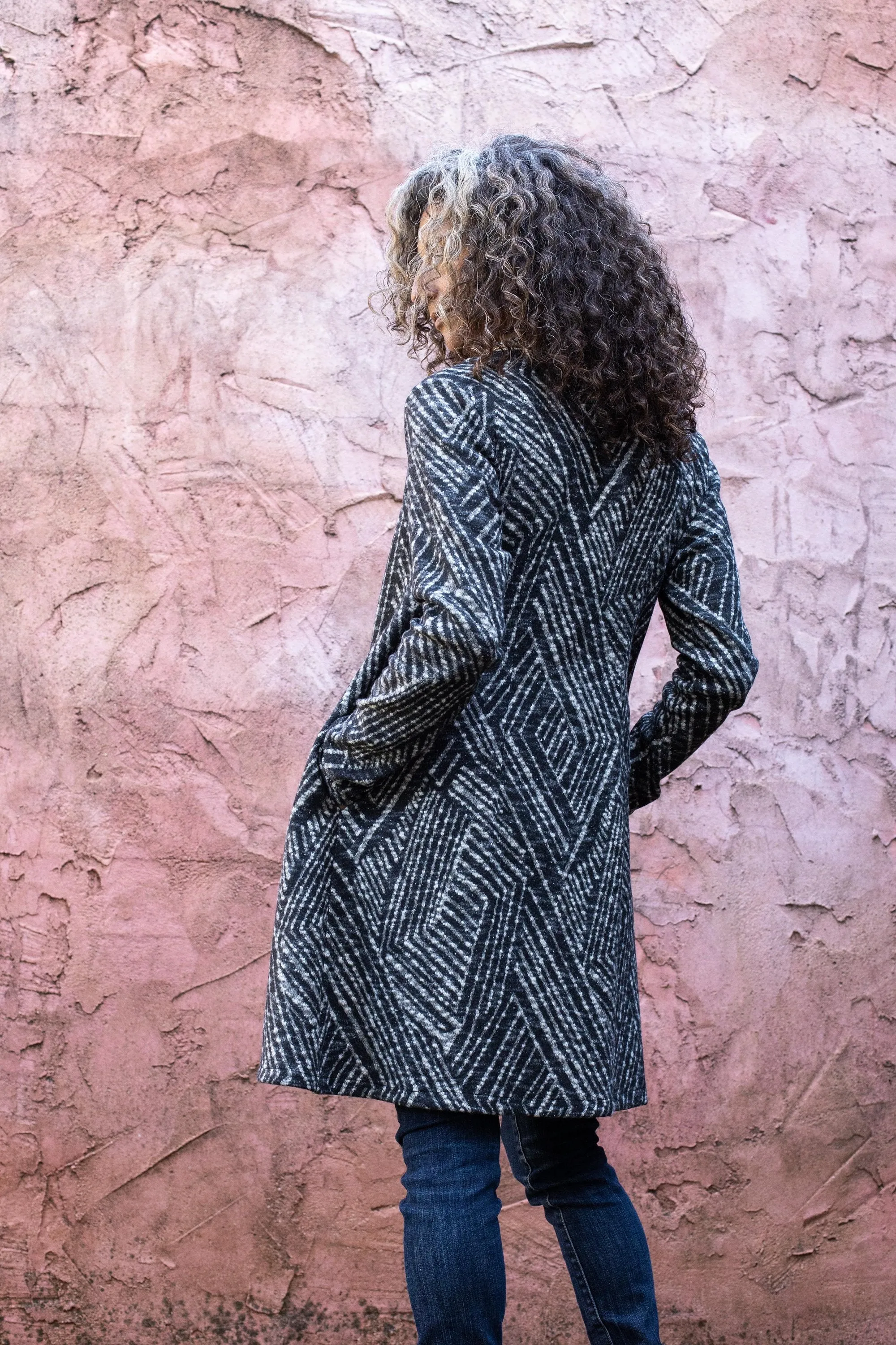 Geometric Golden Jacket