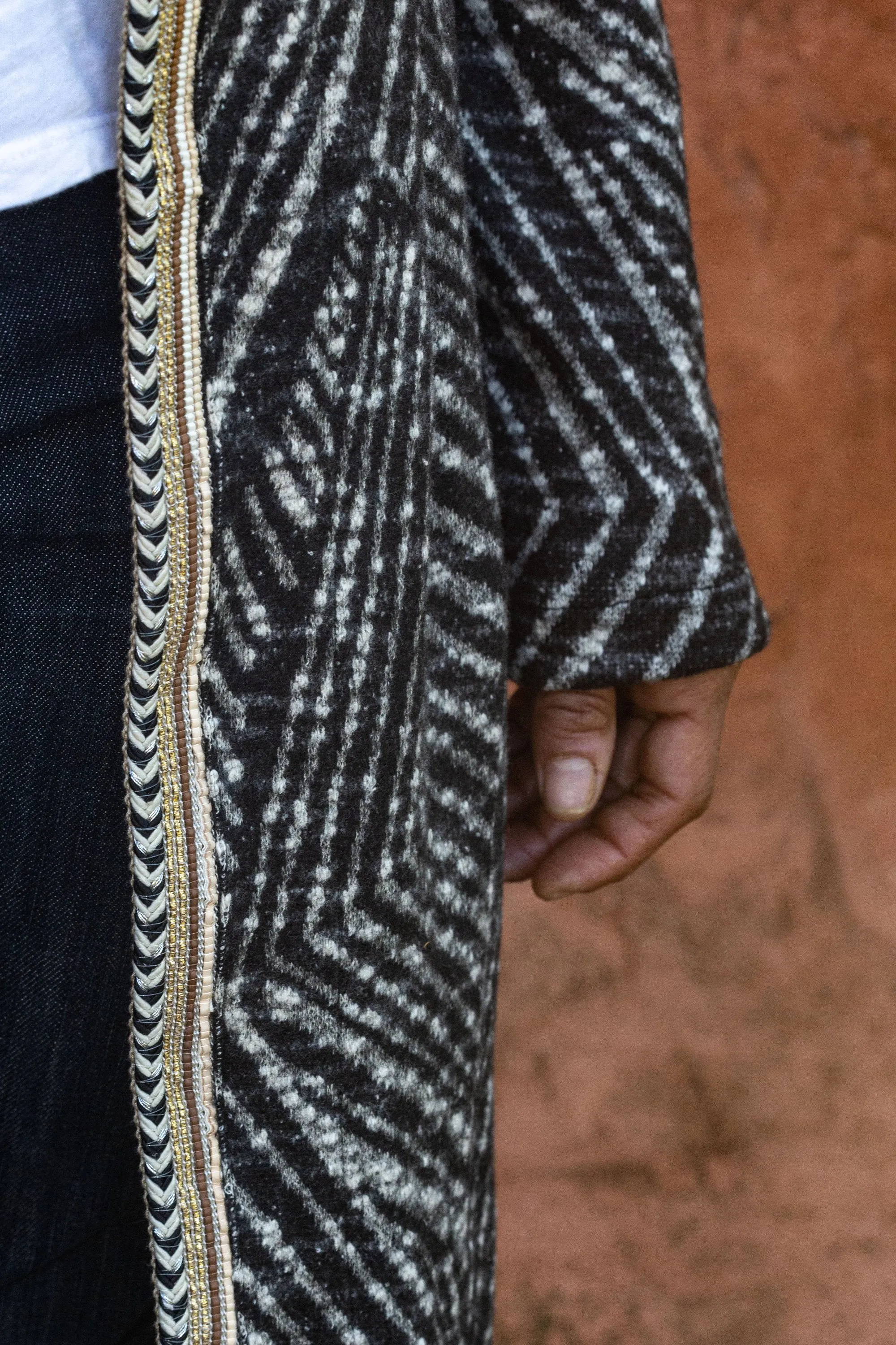 Geometric Golden Jacket