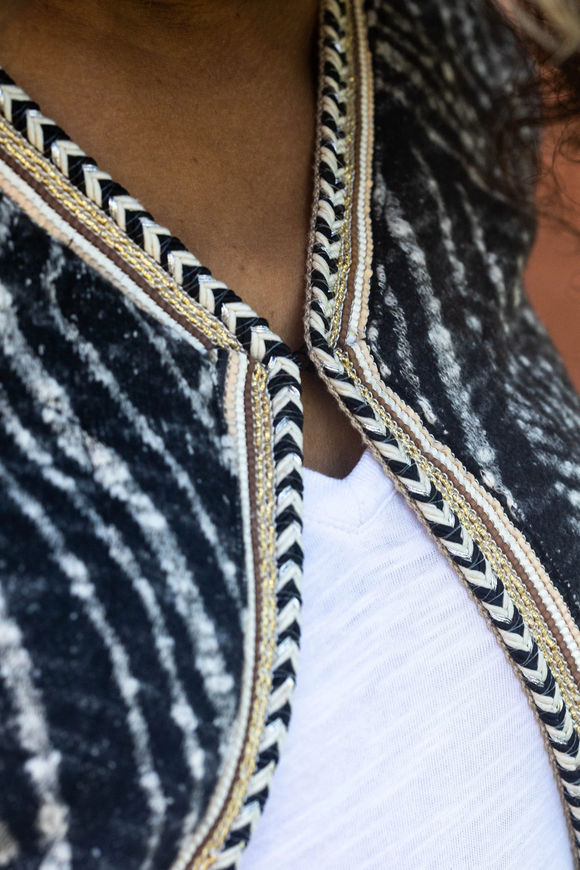 Geometric Golden Jacket
