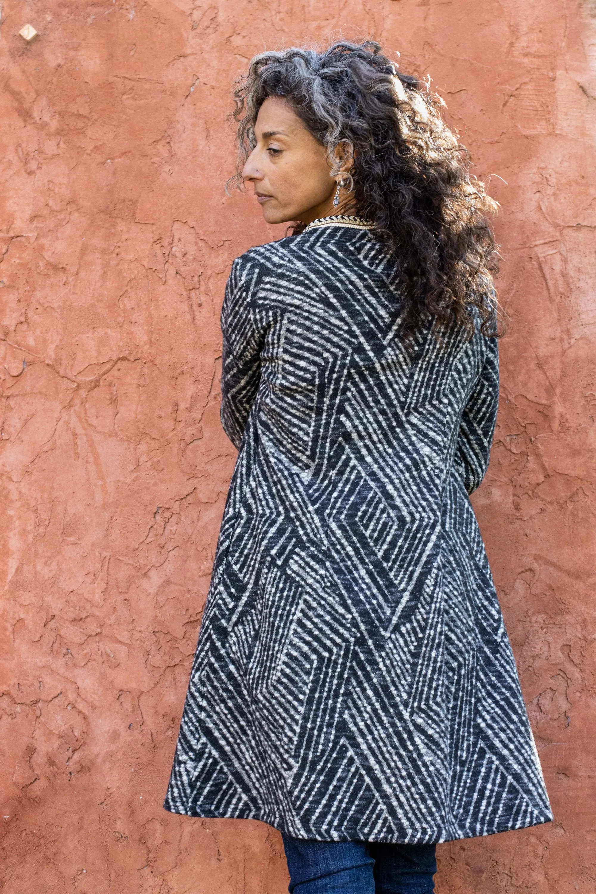 Geometric Golden Jacket