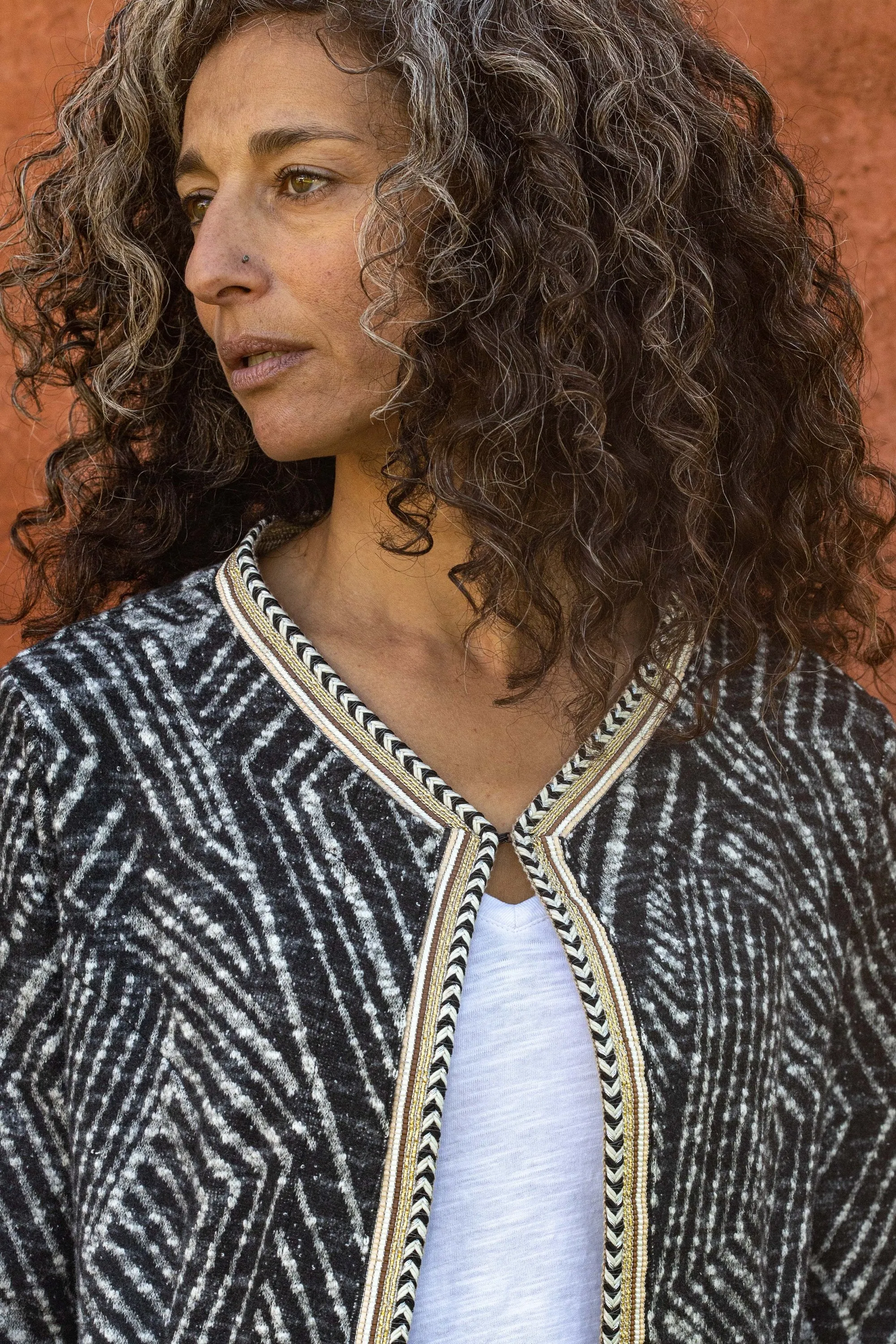 Geometric Golden Jacket