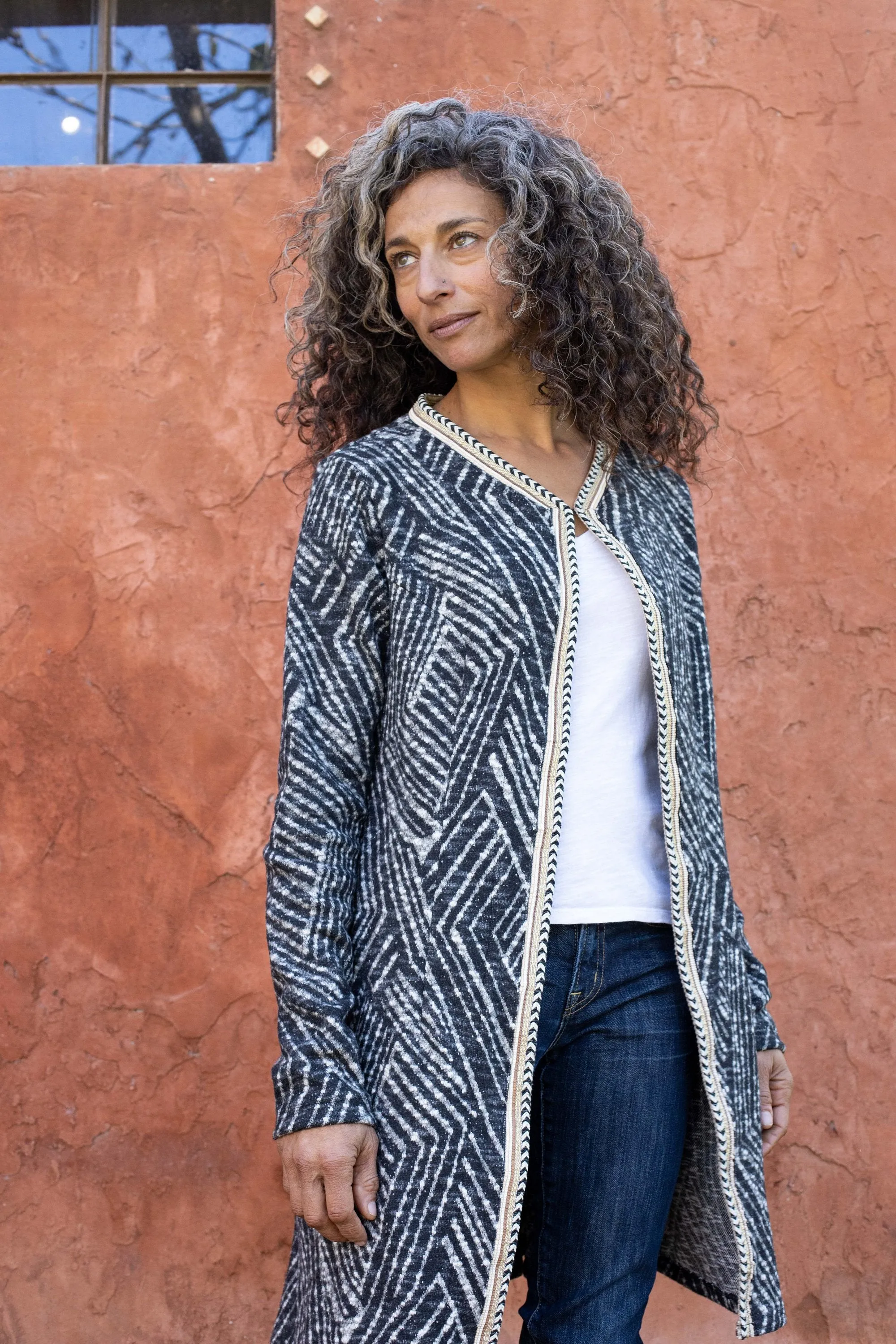 Geometric Golden Jacket