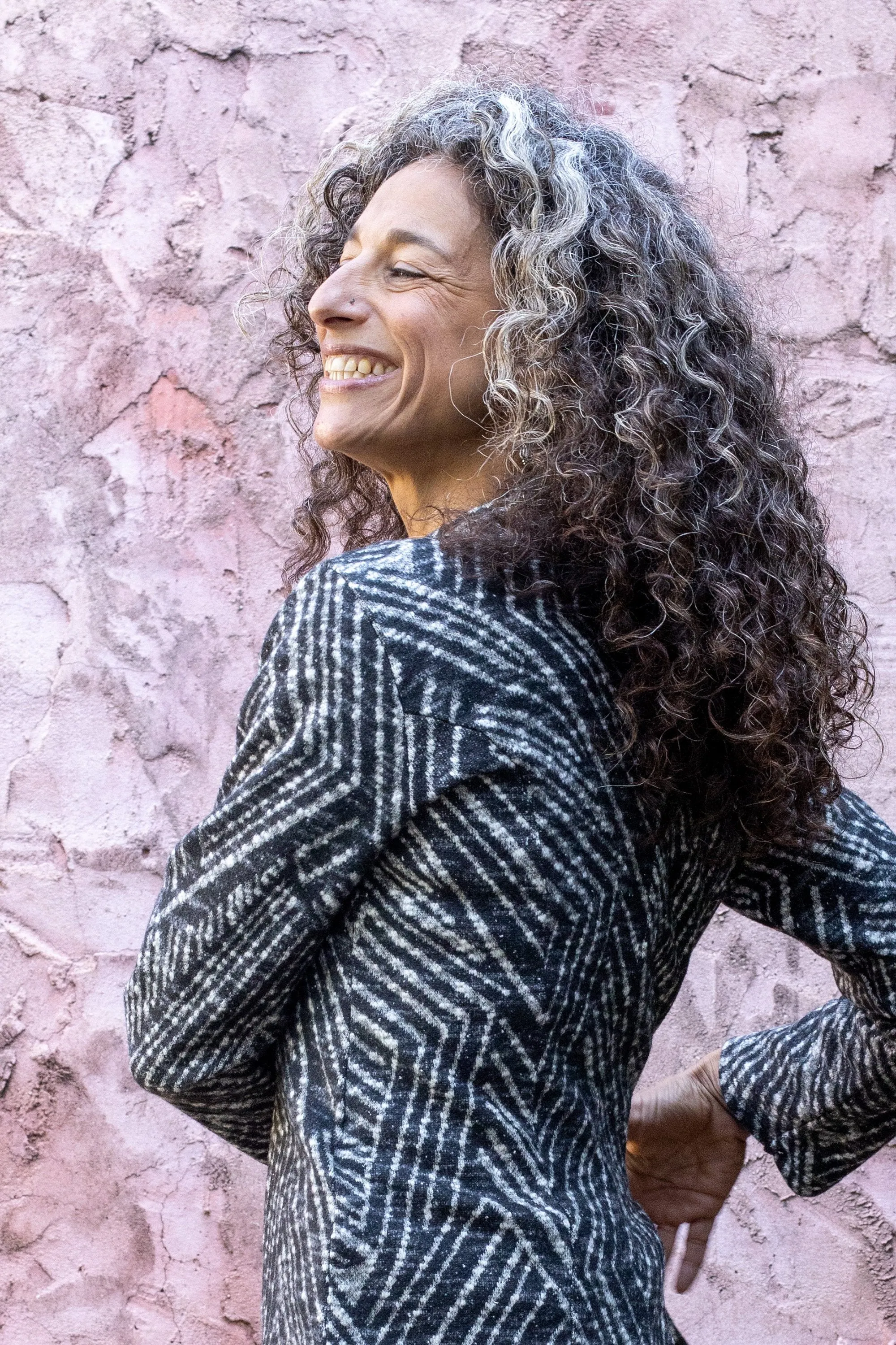 Geometric  Wrap Jacket