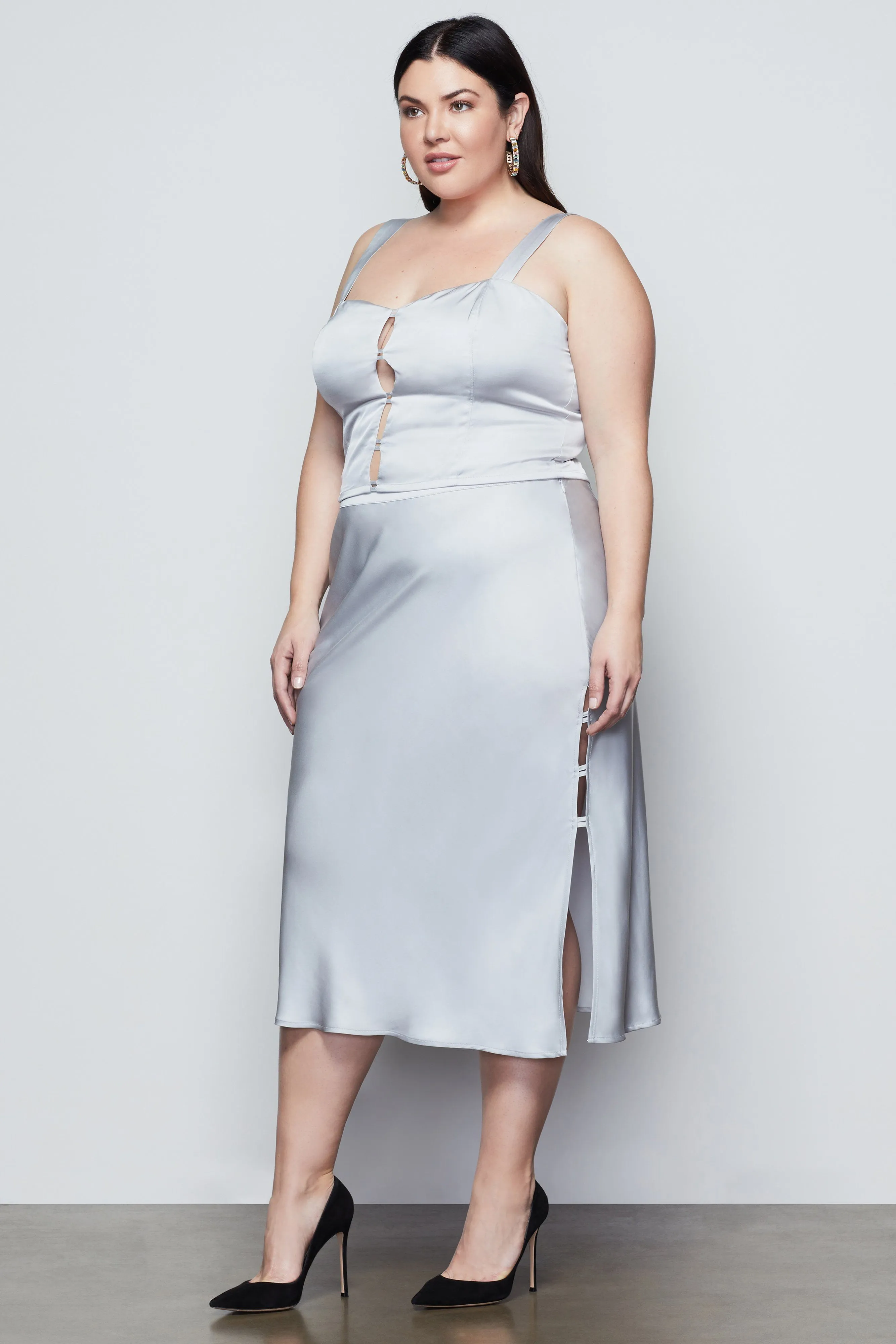 GETAWAY SKIRT | SILVER002